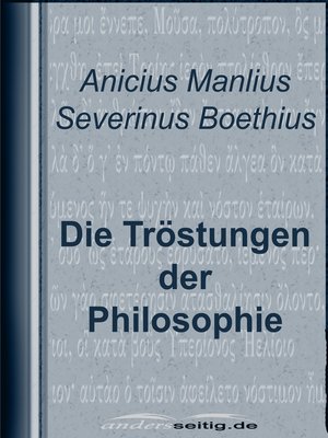 cover image of Die Tröstungen der Philosophie
